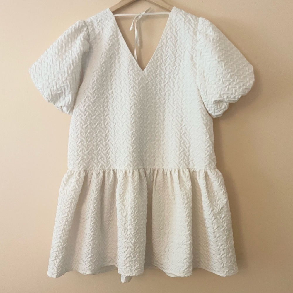 NWT Hudson North Puff Sleeve Dress - Picture 3 of 6